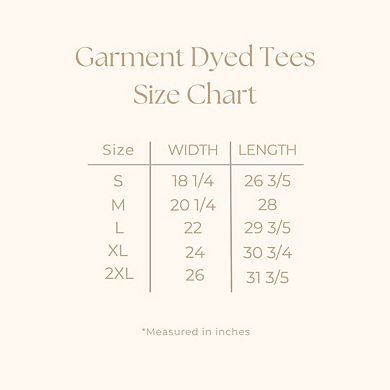 Fresh Picked Oranges Vintage - Women's Garment Dyed Graphic T-Shirt