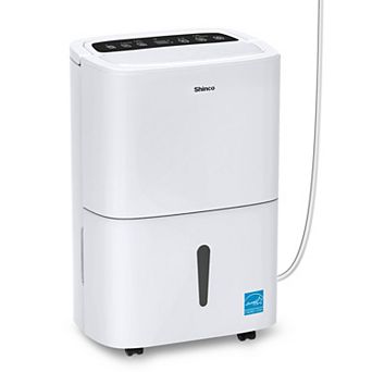 150 pt. 7,000 sq.ft. Portable Dehumidifier in White with WiFi Control, Built-in Pump, Dual-Filter