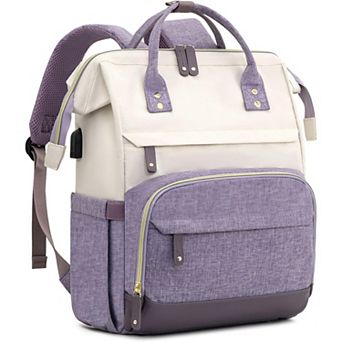 AKSZRI Ladies' Waterproof Laptop Backpack - For Nurses & Students, School & Travel Use