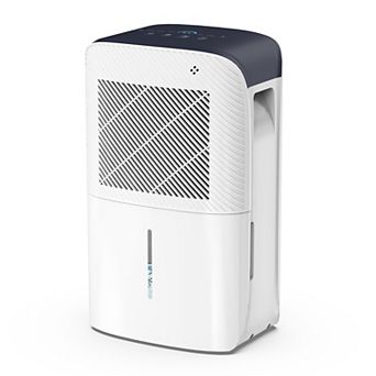 38 pt. 2000 sq. ft. Portable Dehumidifier in White with 6.55 pt. Bucket, Auto Defrost, 2-Fan Speeds