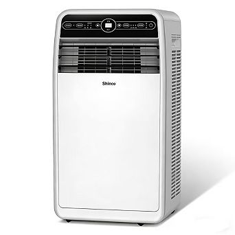 10,000 BTU (6,400 BTU DOE) Portable Air Conditioner Cools 300 sq. ft. Dehumidifier, 3 Fan Speeds