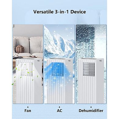 Portable Air Conditioner, 8,000 BTU Cools up to 350 Sq. Ft