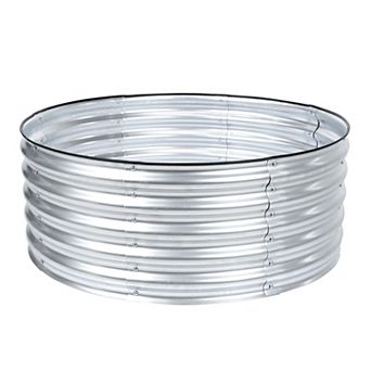 Aoodor 17" Tall 38" Metal Raised Garden Bed, Outdoor Planter Box and Raised Garden Kit