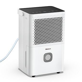 30 pt. 1,500 sq.ft. Portable Dehumidifier in White with Auto Defrost, Activated Carbon Filter, Timer