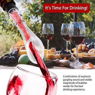 Wine Aerator Pourer with Drip Stopper