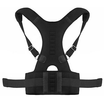 Unisex Posture Corrector Magnetic Lumbar & Upper Back Support Belt