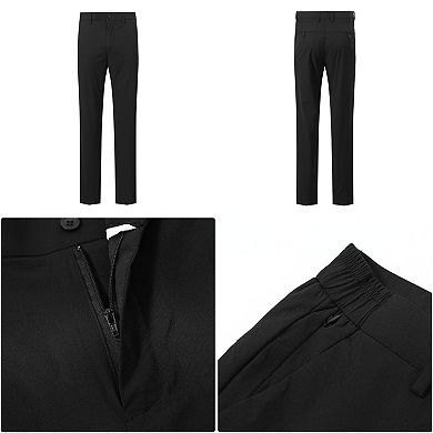 Men's Dress Pants Quick Dry Stretch Golf Straight Fit Tech Slacks