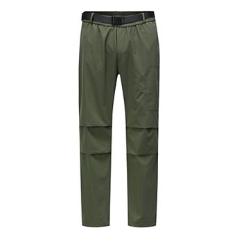 Men's Rain & Waterproof Hiking Cargo Pants with 5 Pockets Windproof Outdoor Pants