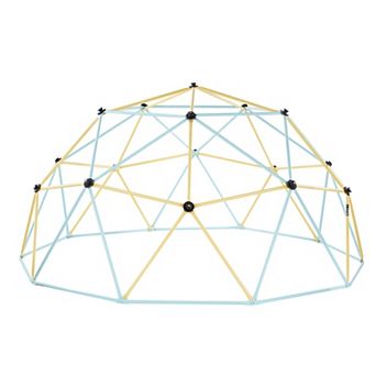 Outdoor Climbing Dome Jungle Gym with Net and Basketballs for Kids