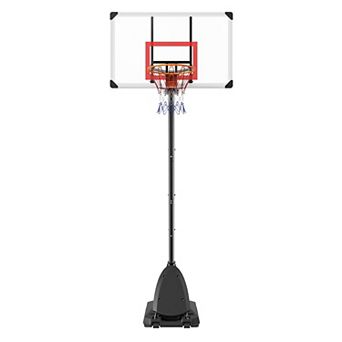 Adjustable Basketball Hoop System 7.6 to 10 Ft Portable Backboard with Wheels