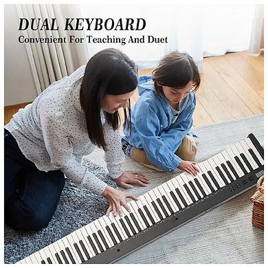 88 Key Full Size Portable Electronic Keyboard Piano Set Built-in Speakers,Digital Piano