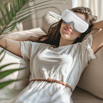 Heated Eye Massager with Remote Control Bluetooth Music and Multiple Modes