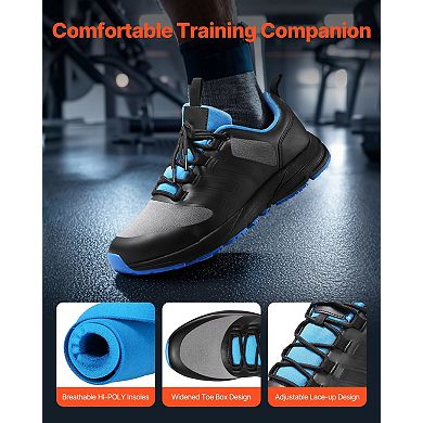 Wide Toe Box Cross Training Shoes with Arch Support for Gym and Walking