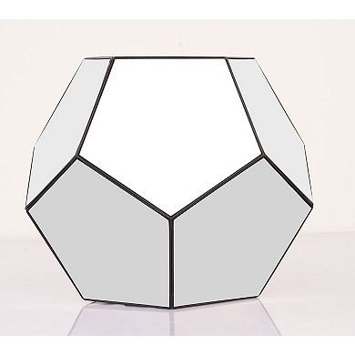 RGBW Color-Changing Infinity Dodecahedron Lamp with Display Case