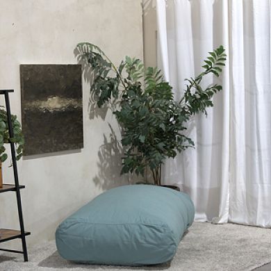 GOODSILO Large Water Resistant Rectangular Lounger Bean Bag Chair with Removable Cover