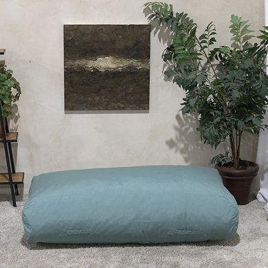 GOODSILO Large Water Resistant Rectangular Lounger Bean Bag Chair with Removable Cover