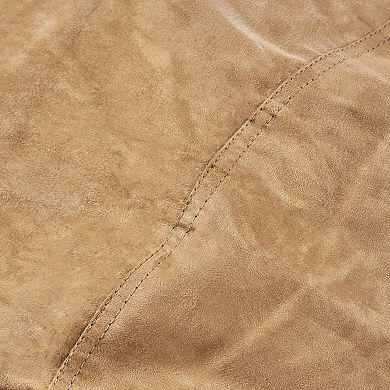 GOODSILO Large Traditional Cylindrical Bean Bag Chair with Removable Cover