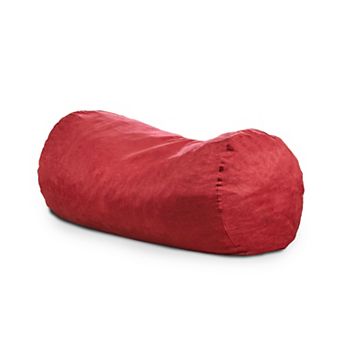 GOODSILO Large Traditional Cylindrical Bean Bag Chair with Removable Cover