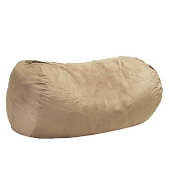 GOODSILO Large Traditional Cylindrical Bean Bag Chair with Removable Cover