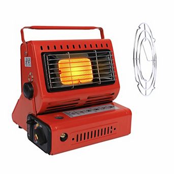 2-in-1 Portable Butane Gas Burner & Heater, Cooking Stove for Camping, Fishing, RV, Travel