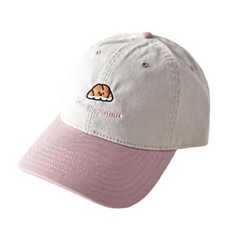 Embroidered Croissant Baseball Cap Adjustable Baseball Hat