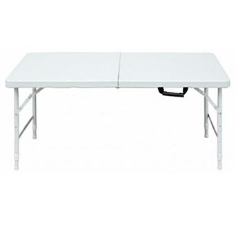WOW PIONEER 4ft Portable Folding Table Indoor Outdoor Maximum Weight Capacity