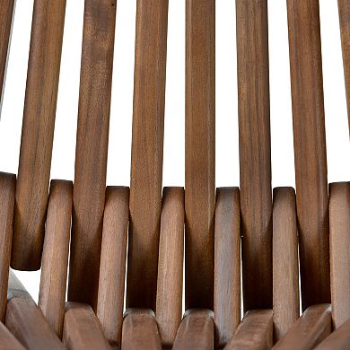 WOW PIONEER Folding Wood Chair for Indoor and Outdoor Use with Ergonomic Design