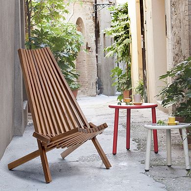 WOW PIONEER Folding Wood Chair for Indoor and Outdoor Use with Ergonomic Design