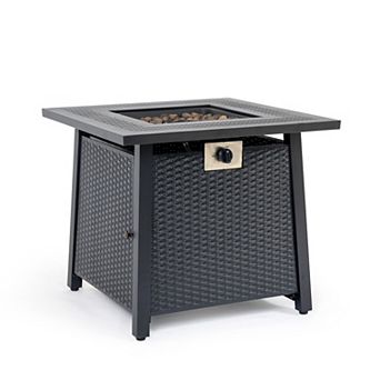 WOW PIONEER Propane Fire Pit Table with Adjustable Flame and Versatile Use