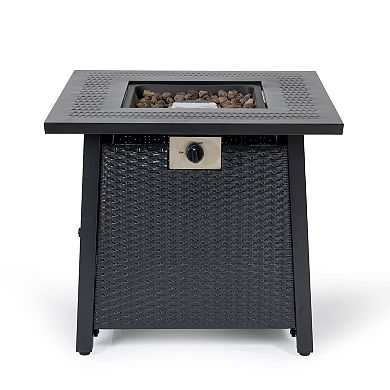 WOW PIONEER Propane Fire Pit Table with Adjustable Flame and Versatile Use