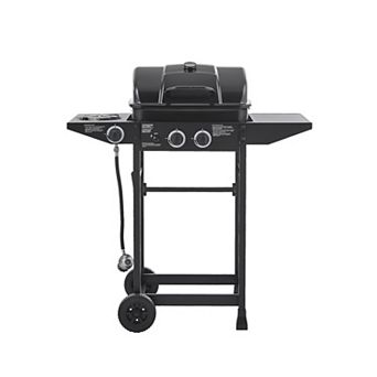 WOW PIONEER 2 Burner Propane Gas Grill with Side Burner and Stainless Steel Construction