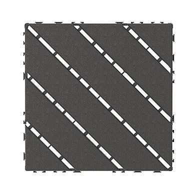 WOW PIONEER Interlocking Deck Tiles for Outdoor and Indoor Use, 44-Pack