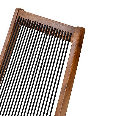 WOW PIONEER Portable Folding Solid Wood Chair for Indoor and Outdoor Relaxation