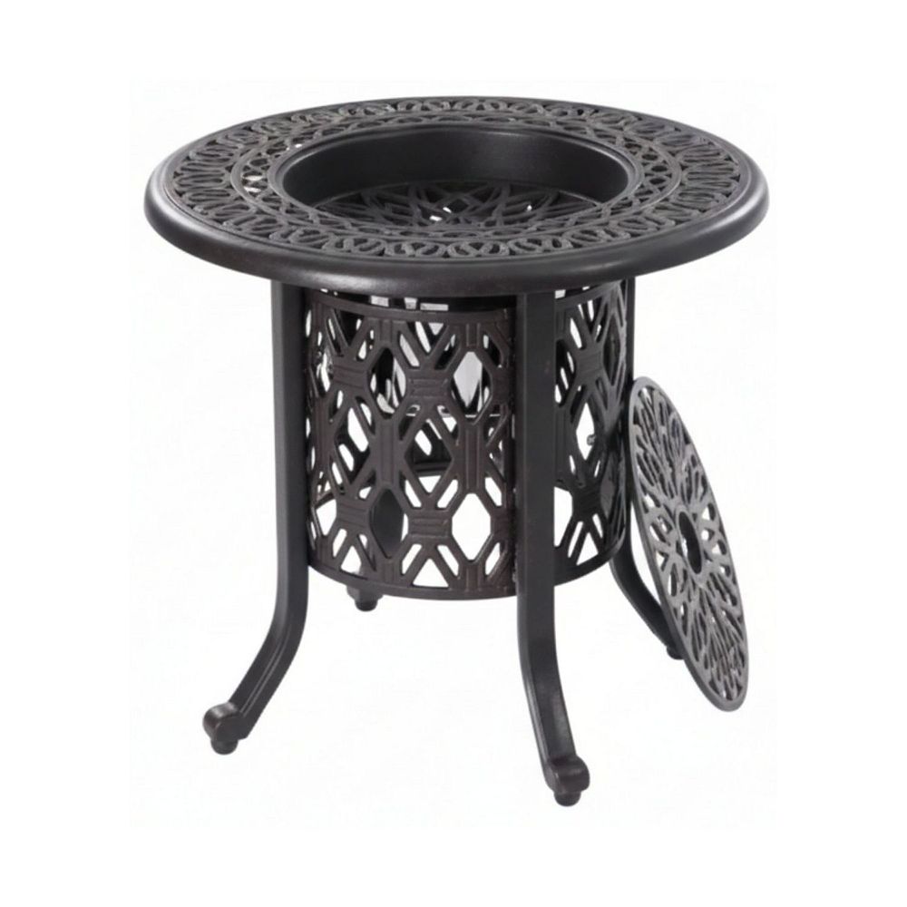 WOW PIONEER 21 Inch Round Ice Bucket Table with Removable Stainless ...