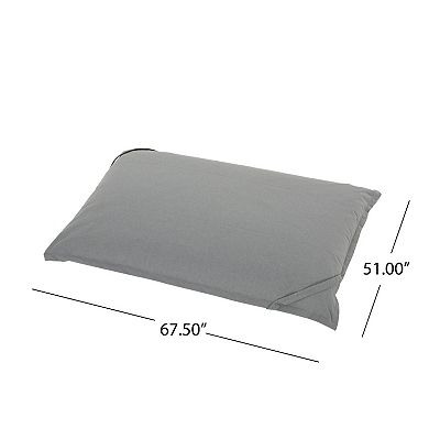 GOODSILO Water Resistant Indoor Lounger Bean Bag Chair with Removable Cover