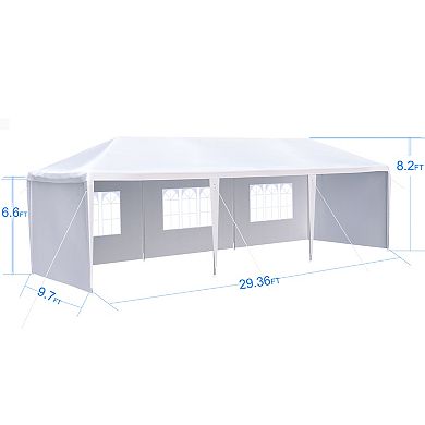 WOW PIONEER Large Outdoor Party Canopy Tent with Removable Sidewalls