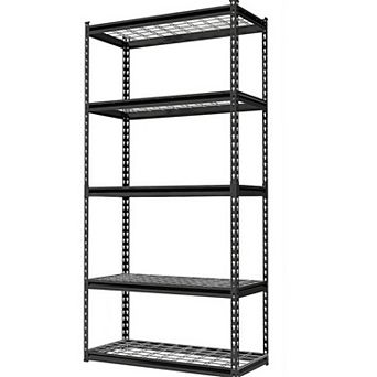 Storage Shelves Garage Shelving Heavy Duty 5 tier 36" W x 16" D x 72" H,white