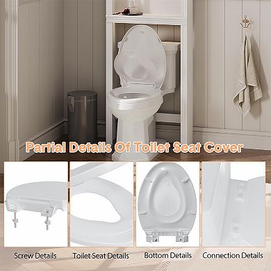 IDEALHOUSE Slow Close Toilet Seat