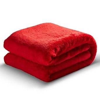 Cheer Collection Fuzzy Microsherpa Throw Blanket Soft Velvet Feel Cozy Accent for Couch Bed