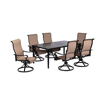 UV-Resistant Powdered-Coated Outdoor Dining Set