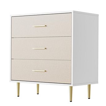 ANIXOL Small Chest of Drawers with 3 Drawers & Tapered Feet