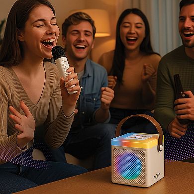 PurVolt Portable Karaoke Set Sing, Shine & Share the Fun Anywhere!