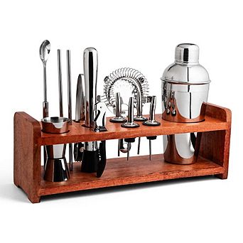 Stainless Steel Cocktail Shaker 14 pc Gift Set