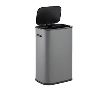 Automatic Motion Sensor Trash Can with Soft Close Lid and Handle