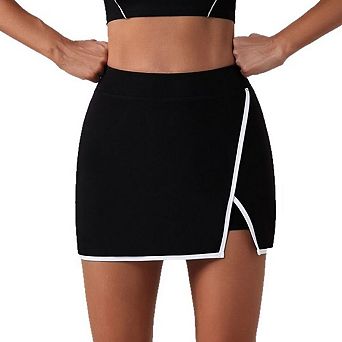 Women's High-Waisted Yoga Skirt Short with Pockets Breathable Skort Running Fitness Sports Tennis