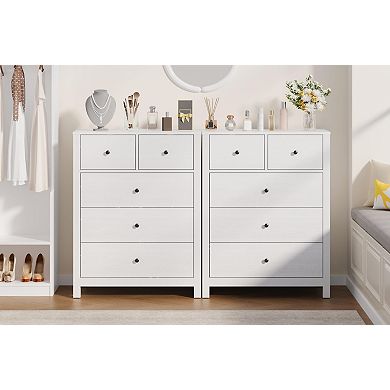 ANIXOL 5-Drawer Tall Bedroom Dresser
