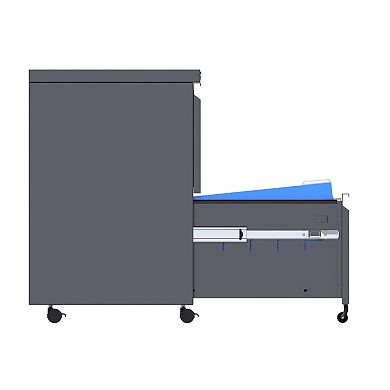 ANIXOL 2-Drawer Lockable Metal File Cabinet on Wheels