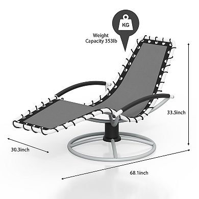 ANIXOL 360° Outdoor Chaise Lounge Chair