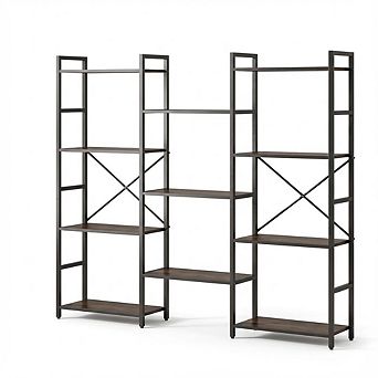 ANIXOL Industrial Triple Column Bookshelf