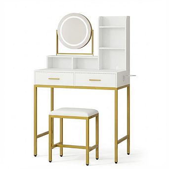 ANIXOL Vanity Desk with LED Mirror